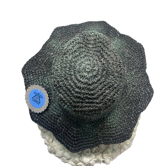 Handmade Crochet Petal Brim Tie-Dye Panama Hat main image 5